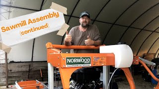 Norwood LM30 Sawmill Assembly Part 2 [upl. by Namar]