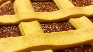 Crostata con marmellata di pesche FATTA IN CASA SENZA BURRO [upl. by Rahman]