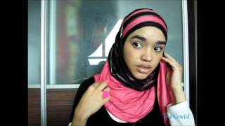 Hijab tutorial 9 Layer it up a hijab style using 2 scarves [upl. by Ailedamla]