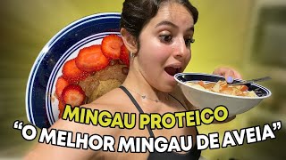 Mingau de aveia proteico Pré e pós treino [upl. by Zasuwa]