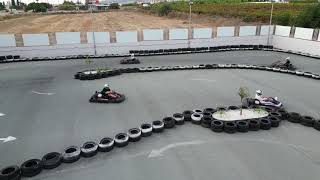 CYPR  Coral Bay Karting Center  Peyia  4K Drone [upl. by Matias]