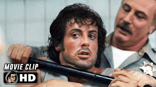 RAMBO FIRST BLOOD Clip  quotThe Jail Escapequot 1982 [upl. by Ecnerret577]