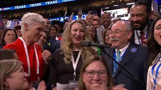 FULL Texas rollcall at the DNC 2024 in Chicago [upl. by Hpeosj967]