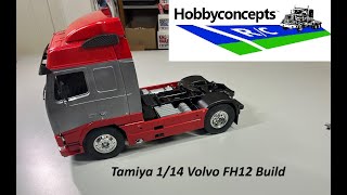 114 Tamiya Volvo FH12 Globetrotter 420 Build [upl. by Eidoj]