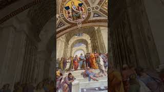 Explorando los Frescos del Vaticano vatican viralshorts [upl. by Ahsuoj]