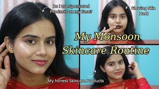 My Monsoon Skincare Routine under Rs500 Affordable Skincare Products Skincare For Glowing Skin [upl. by Yrekaz]