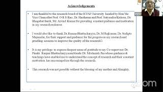 PhD Viva Voce Examination  Mr Aniruddha Bhowmick  24092020 [upl. by Aidualk]