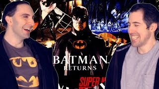 Lets Play Batman Returns SNES  Super Nintendo Retro Game Christmas Review LP  Retromancers ep10 [upl. by Rimas280]