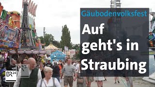 Söder eröffnet Straubinger Gäubodenvolksfest  BR24 [upl. by Amuh520]