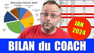 Bilan du Coach  Janvier 2024 [upl. by Iren]