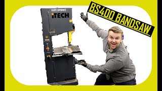 ITECH BS400 BANDSAW UNBOXING REVIEW VIDEO RECORD POWER BS400 NOT SPONSORED [upl. by Collayer]