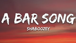 Shaboozey  A Bar Song Tipsy Lyrics [upl. by Darill]