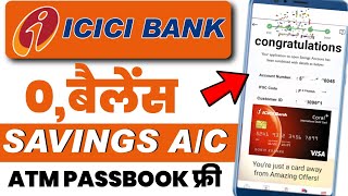 ICICI zero balance account 2024 Best zero balance account open icici bank account opening 2024 [upl. by Bevers]