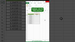 Remove Scientific Notation in Excel ‼️ excel [upl. by Nivlek786]