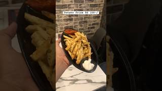 100 ke fries 😲 fries veggiefoodie streetfood ytshorts shorts foodvideos foodshorts [upl. by Nylsirhc739]