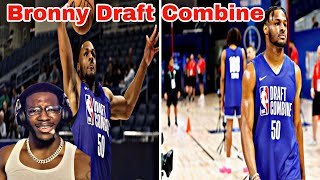 BLAZINCHOPS To Bronny James First Look at NBA 2024 Draft Combine amp Scrimmage [upl. by Eelan781]