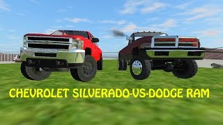 RIGS OF RODS DODGE RAM VS CHEVROLET SILVERADO HD [upl. by Morna121]