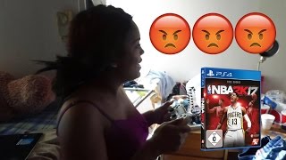 CRAZY GIRLFRIEND DELETES 2K MYPLAYERS GONE WRONG [upl. by Arratoon]