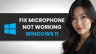 Windows 11 Laptop Microphone Not Working STOP Making This Mistake [upl. by Iznil]