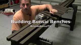 How to Bonsai Create and Build Bonsai Benches  stands  post [upl. by Ofilia725]