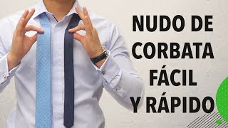 Cómo hacer el nudo de la corbata FÁCIL y RÁPIDO  Humberto Gutiérrez [upl. by Anikal]