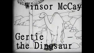 Gertie The Dinosaur 1914  First Keyframe Created Animation [upl. by Jevon137]