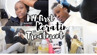 Keratin Treatment on Type 4C Natural Hair [upl. by Muriel]