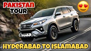 Hyderabad to Islamabad By Road  Heavy Rain in Islamabad☔️  Part 2 [upl. by Nolrac]