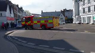 Oxfordshire fire and rescue in bicester village [upl. by Rizzo]