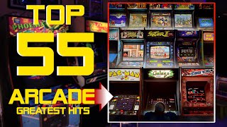 TOP 55 ARCADE GAMES  GREATEST HITS All Time 👻 [upl. by Nizam899]