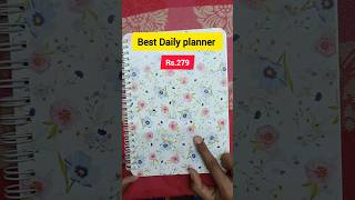 Flipkart Daily planner part  1  review plan your day affordable planner dailyplanner journal [upl. by Greggs]