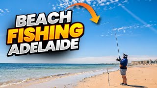 Adelaides BEST KEPT SECRET for Beach Squid FISHING [upl. by Parshall]