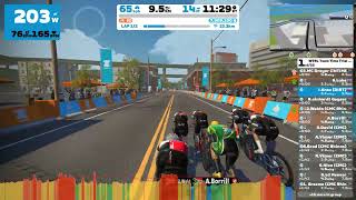 Zwift WTRL Team Time Trial Espresso 2612023 Richmond UCI [upl. by Nilo]