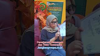 Apa Perbedaan Penerjemah Tersumpah dengan Penerjemah Tidak Tersumpah [upl. by Ario142]