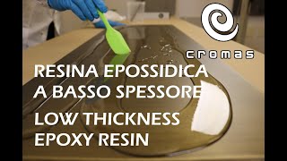 Resina Epossidica da Colata Professionale  Applicazione su legno e altre vernici [upl. by Ynnep]