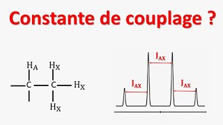 spectroscopie RMN 1H 5  constante de couplage  شرح بالدارجة [upl. by Pancho]