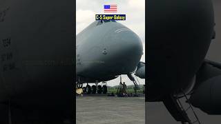 Incredible US Technique to Jack Up The Largest Aircraft C5M Super Galaxy [upl. by Hansen524]