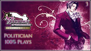 Ace Attorney Investigations Collection PoliticianPlays [upl. by Tongue]