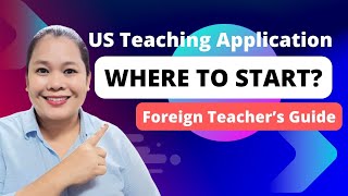 👩 🧑‍🏫WHERE TO START USA TEACHING APPLICATION J1 VISA H1B VISA [upl. by Aryam]