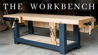 The PERFECT Woodworking Workbench  How To Build The Ultimate Hybrid Workholding Bench [upl. by Aicenev]