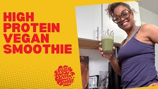 High Protein Vegan After Gym Smoothie [upl. by Roze579]