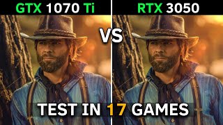 GTX 1070 Ti vs RTX 3050  Test In 17 Games at 1080p  2023 [upl. by Yzzo487]