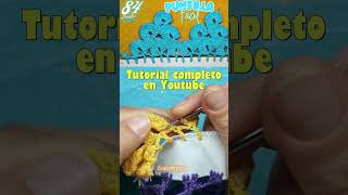 84 crochet puntillasparaservilletas hechoamano puntillas bordado puntillasmaribel tutorial [upl. by Ydurt113]