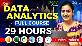 Data Analytics FULL Course for Beginners to Pro in 29 HOURS  2024 Edition [upl. by Florance]