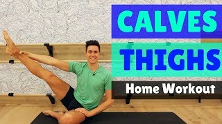 How to SLIM your CALVES and THIGHS workout [upl. by Naomi9]