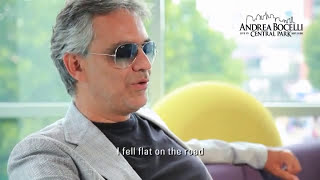 Andrea Bocelli Exclusive Interview for Central Park [upl. by Dhu]