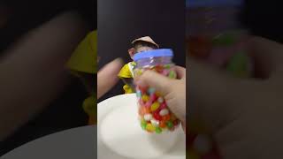 Bon Bon Monkey enjoy with full colors candy ASMR monkey animalht cute [upl. by Nnelg]