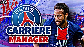 FIFA 22  CARRIÈRE MANAGER PSG 22  18 DE FINAL  ✨ [upl. by Dewayne]