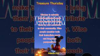 Treasure Thursday Wisdom is valuable Proverbs 2 38 praisethelord hiddenglory thursdaywisdom [upl. by Wilton]