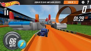 HOT WHEELS TRACK BUILDER GAME Drift King Bone Shaker Twinduction Sets Gameplay Video [upl. by Anallij]